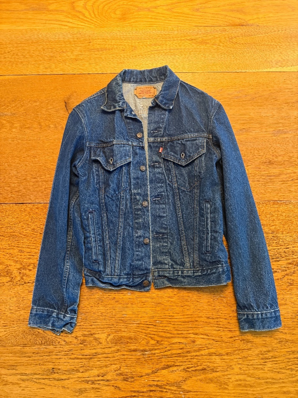 Vintage 1986 Levi's 71506-0216 Denim Trucker Jacket - 38L Made in USA